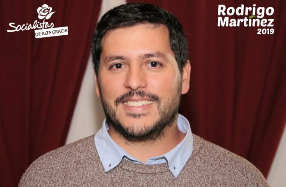 El socialista Rodrigo Martínez va por la intendencia de Alta Gracia