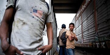 LA BESTIA TREN QUE RECORRE MEXICO A EEUU CON INMIGRANTES \nFOTOS DE AFP Y GETTY IMAGES  VIA DOCUMENTOS