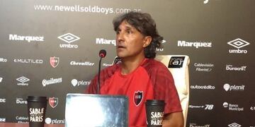 Héctor Bidoglio habló con la prensa este jueves en el Centro de Entrenamiento Jorge Griffa\u002E (@fedecruzalta)