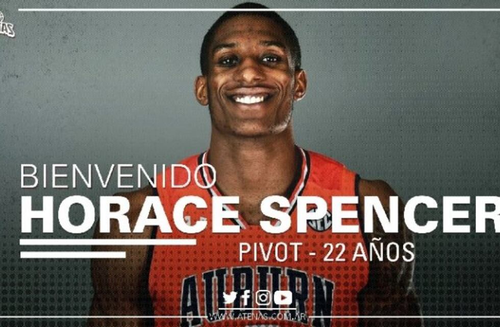 Atenas sumó a nuevo pivot: Horace Spencer