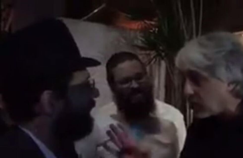 ¡Charla imperdible! Rafael Di Zeo le contó sus anécdotas de "La 12" a cuatro judíos ortodoxos