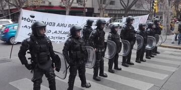 Infantería en el Plenario del Sute
