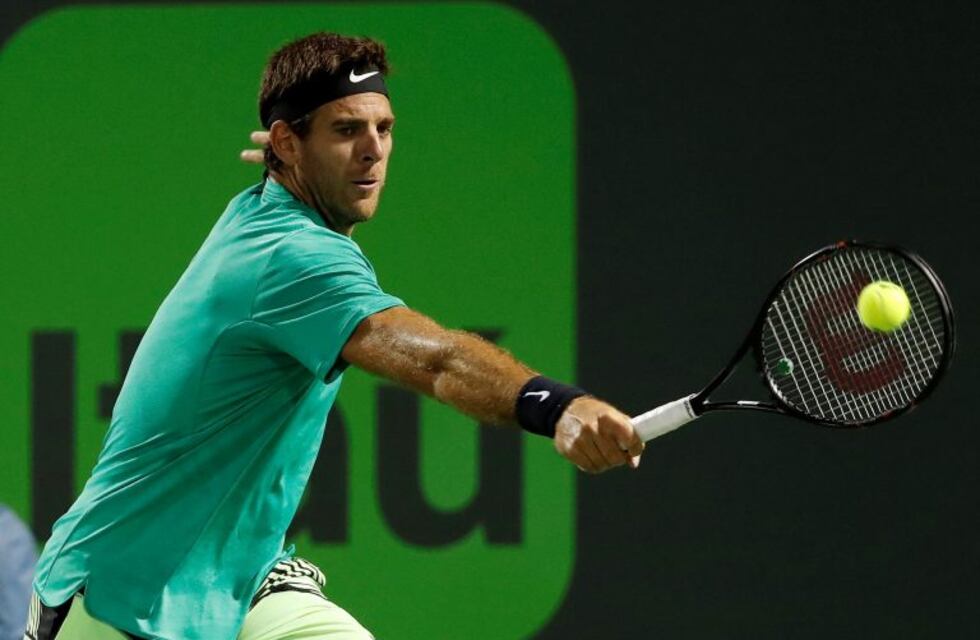 Del Potro debutó con victoria en Miami y jugará la siguiente ronda ante Federer