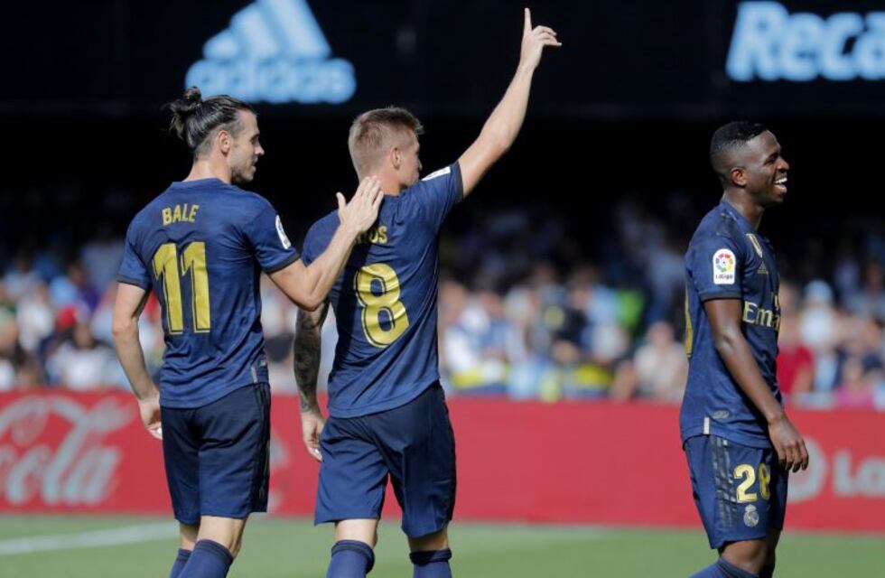 Con un increíble gol de Toni Kroos, Real Madrid venció 3-1 al Celta de Vigo en la primera fecha de La Liga
