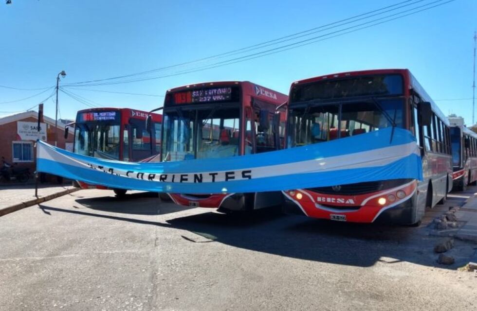 Finalmente los choferes cobraron el monto que les correspondía y se levantó la medida de fuerza