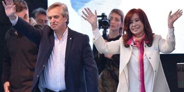 Alberto Fernández y Cristina Kirchner (Maracó Digital)