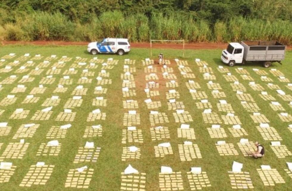 La segunda incautación de drogas más grande del año en el Yabebiry