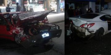 Accidente sobre Avenida Uruguay de Posadas