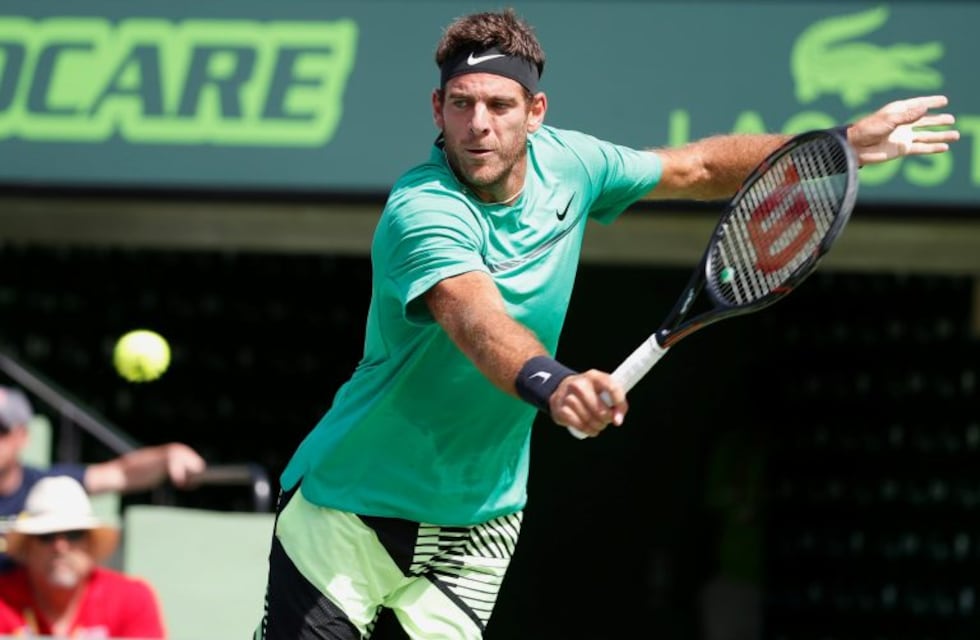 Del Potro no pudo con Federer y quedó afuera del Masters 1000 de Miami