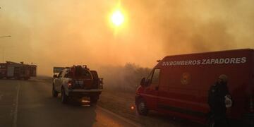 El operativo comenzó a la tarde\u002E (@policia_fe)
