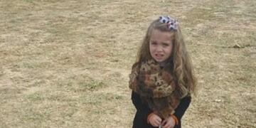 Niña con tutucas crea ilusión óptica (Foto:Dailymail)