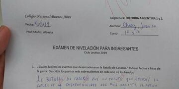Examen con lenguaje inclusivo\u002E (Twitter/ @DocimoOk)