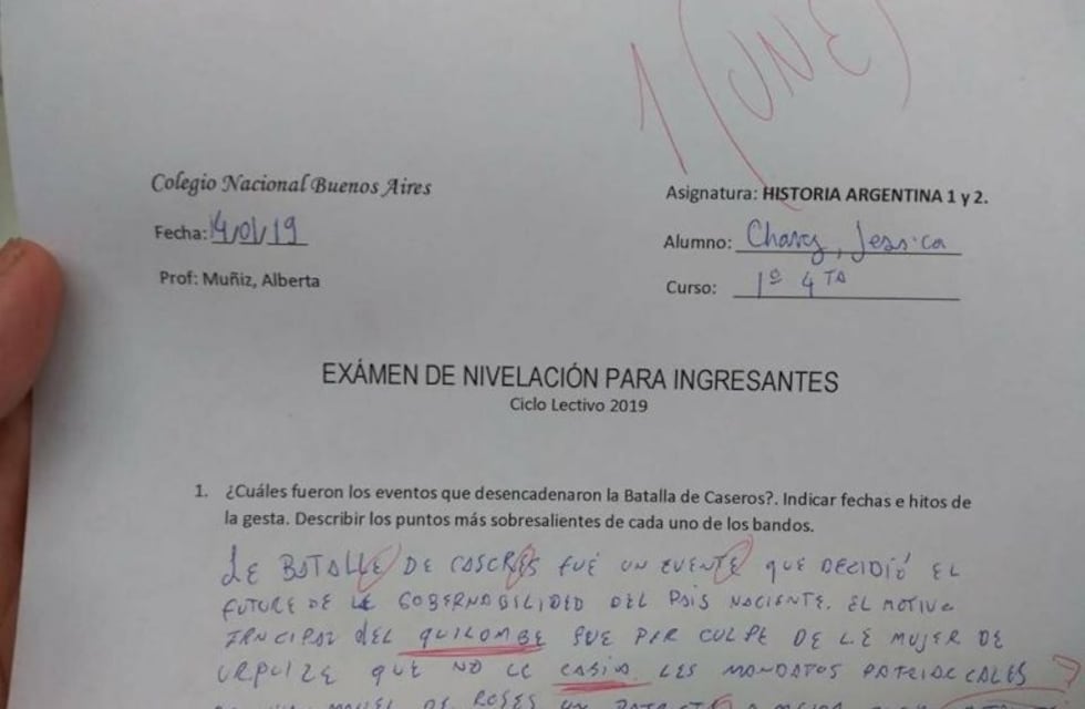 El Rector del Colegio Nacional de Buenos Aires habló del examen con lenguaje inclusivo