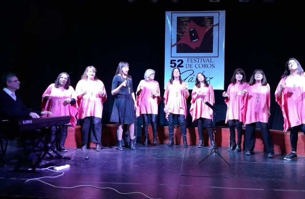 Los Coros Municipales actuaron en el 52° Festival Coral Internacional de Gálvez