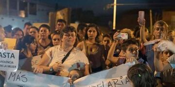 Marcha por los abusos en Candelaria\u002E (Foto: El Territorio)