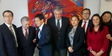 Una escuela de Chaco firmó con China un convenio de cooperación en biotecnología agroforestal\u002E (Foto: Diario Norte)