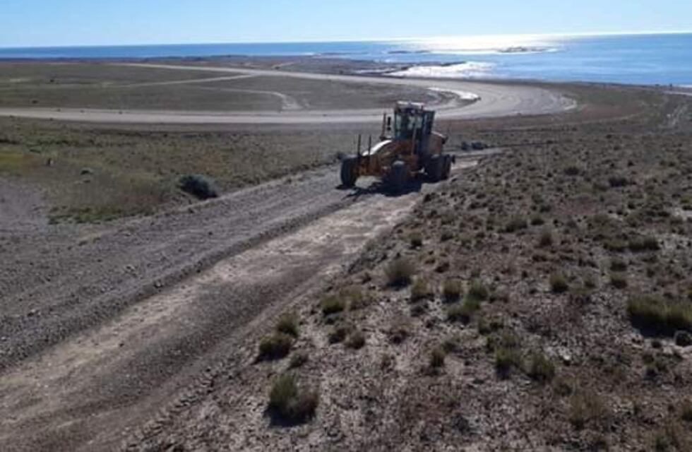 Puerto Deseado arreglos en el camino del Circuito Cueva Leones