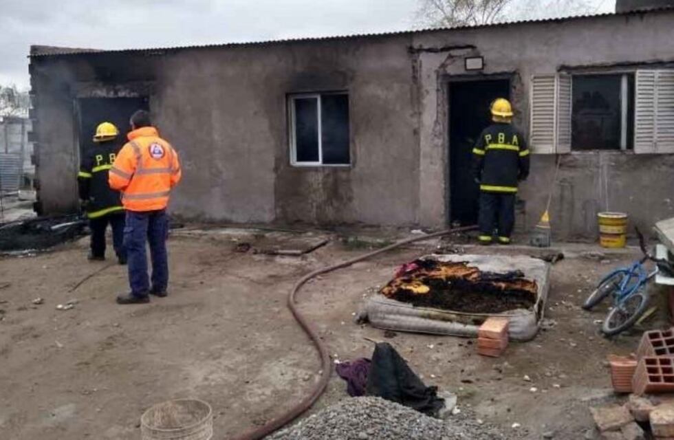 La casa de uno de los involucrados en la muerte de Tarabelli se incendió