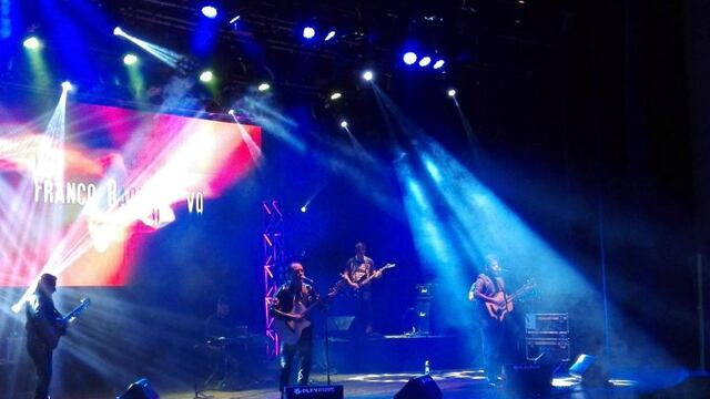 Franco Barrionuevo en concierto (Facebook Franco Barrionuevo y Los Changos)