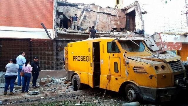 Video muestra cu00f3mo fue el robo a la sede de Prosegur en Ciudad del Este.