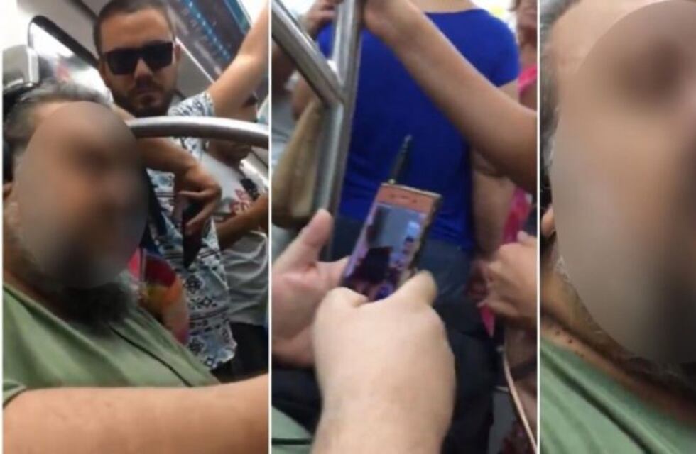 Escracharon a un sujeto que fotografiaba mujeres en el subte
