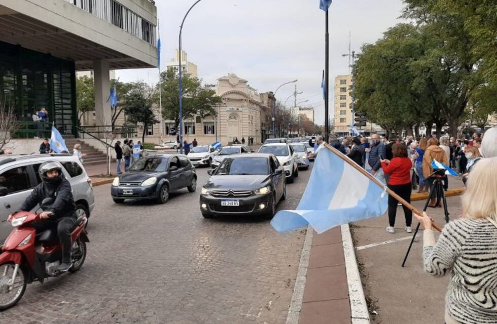 En Rafaela también se protestó en contra de la intervención a Vicentín