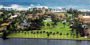 Mar-a-Lago en Palm Beach, residencia de verano de la familia presidencial de Donald Trump