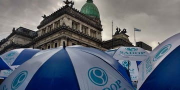 Paro de docentes nucleados en SADOP