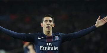 Festejaron Di María y el PSG