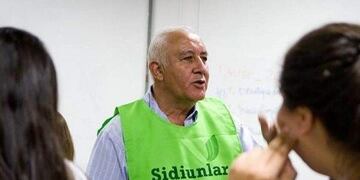 Franklin Reynoso, Secretario General del gremio SIDIUNLAR