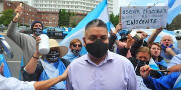 Luis Chocobar en Comodoro Py (Clarín)