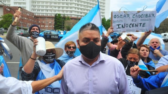 Luis Chocobar en Comodoro Py (Clarín)