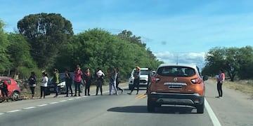 Los vecinos afectados por las lluvias cortaron la Ruta 38