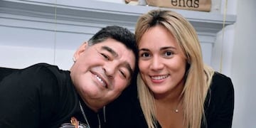 Diego Maradona y Rocío Oliva