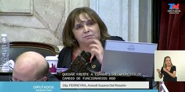 La legisladora del Frente para la Victoria (FPV), Araceli Ferreyra trató a Mauricio Macri de \