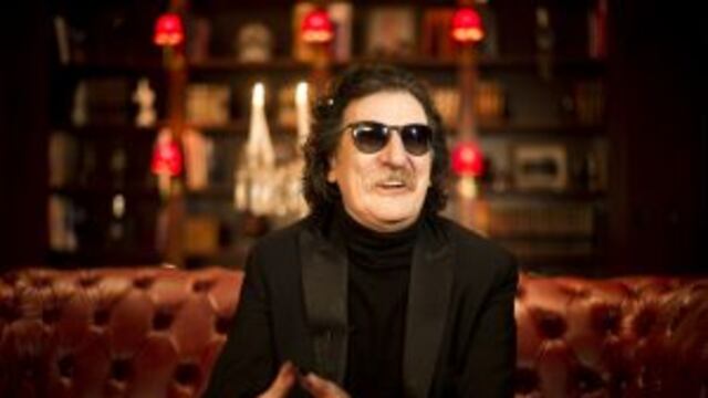 Argentine rock legend Charly Garcia speaks during an interview in Buenos Aires, Argentina, Wednesday, Aug. 14, 2013. Garcia, who is 61 and has a vast career that defined and inspired the rock and pop music world in Latin America, will perform two shows at