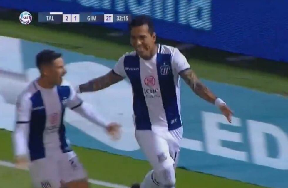 Video: El gol de Dayro Moreno para el 2-1 de Talleres