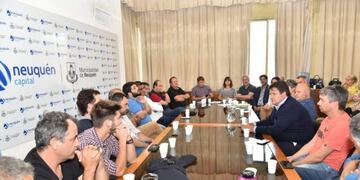 Mariano Gaido se reunió con representantes de CALF en Neuquén