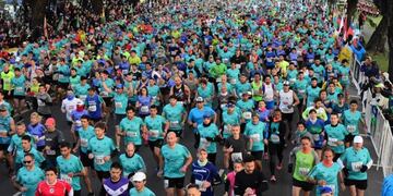 El hombre se desvaneció en el kilómetro 4