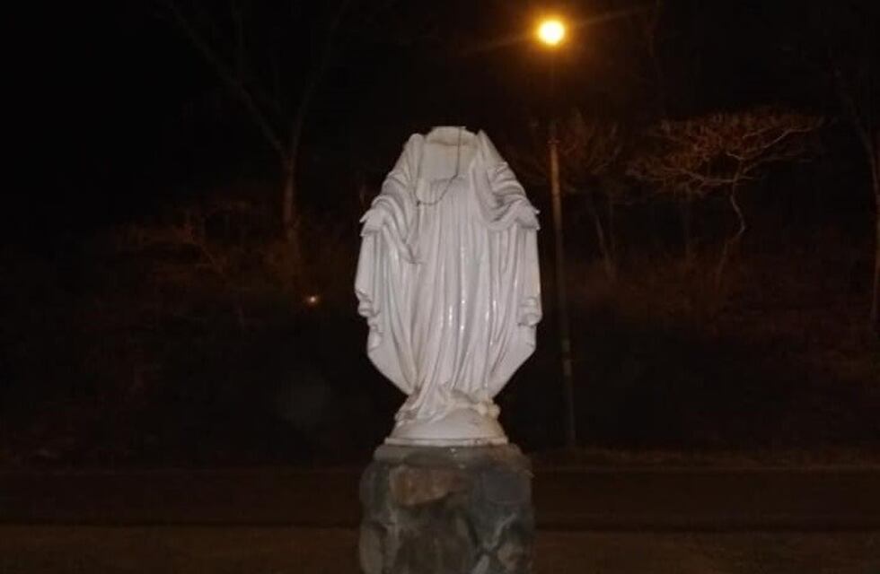 Imputaron al hombre que decapitó la Virgen de La Caldera