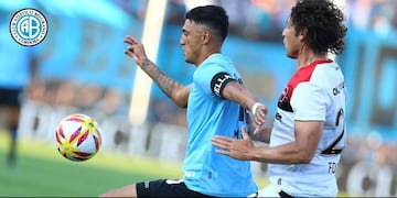 El Pirata no generó mucho, con Suárez desconectado y custodiado de cerca por Fontanini y la defensa rosarina\u002E