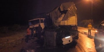 accidente dos camiones en san luis