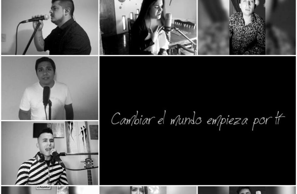 "Cambiar el mundo", la versión de artistas de San Rafael que llega al corazón