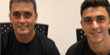 Los Soñora juntos\u002E Ahora los une la ilusión del que el juvenil triunfe en Talleres\u002E