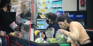 Compras en supermercados (Archivo Los Andes)