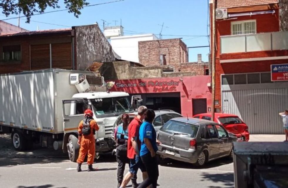 Múltiple accidente en Villa Urquiza