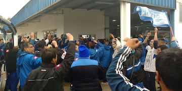 Hinchas de Godoy Cruz en Córdoba