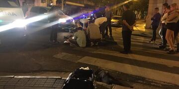 Accidente de tru00e1nsito en Balcarse y Santa Fe