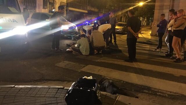 Accidente de tru00e1nsito en Balcarse y Santa Fe