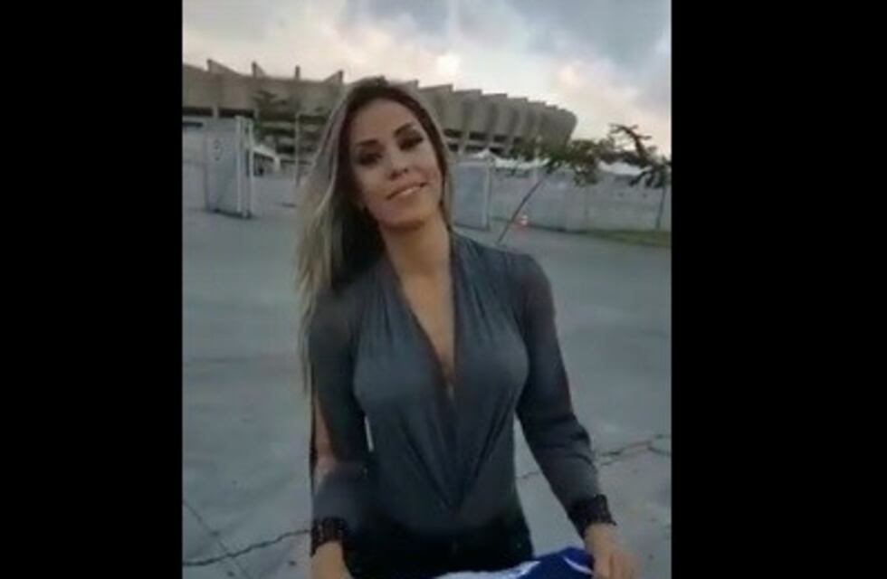 Grabaron a una diosa brasileña alentando al Tomba